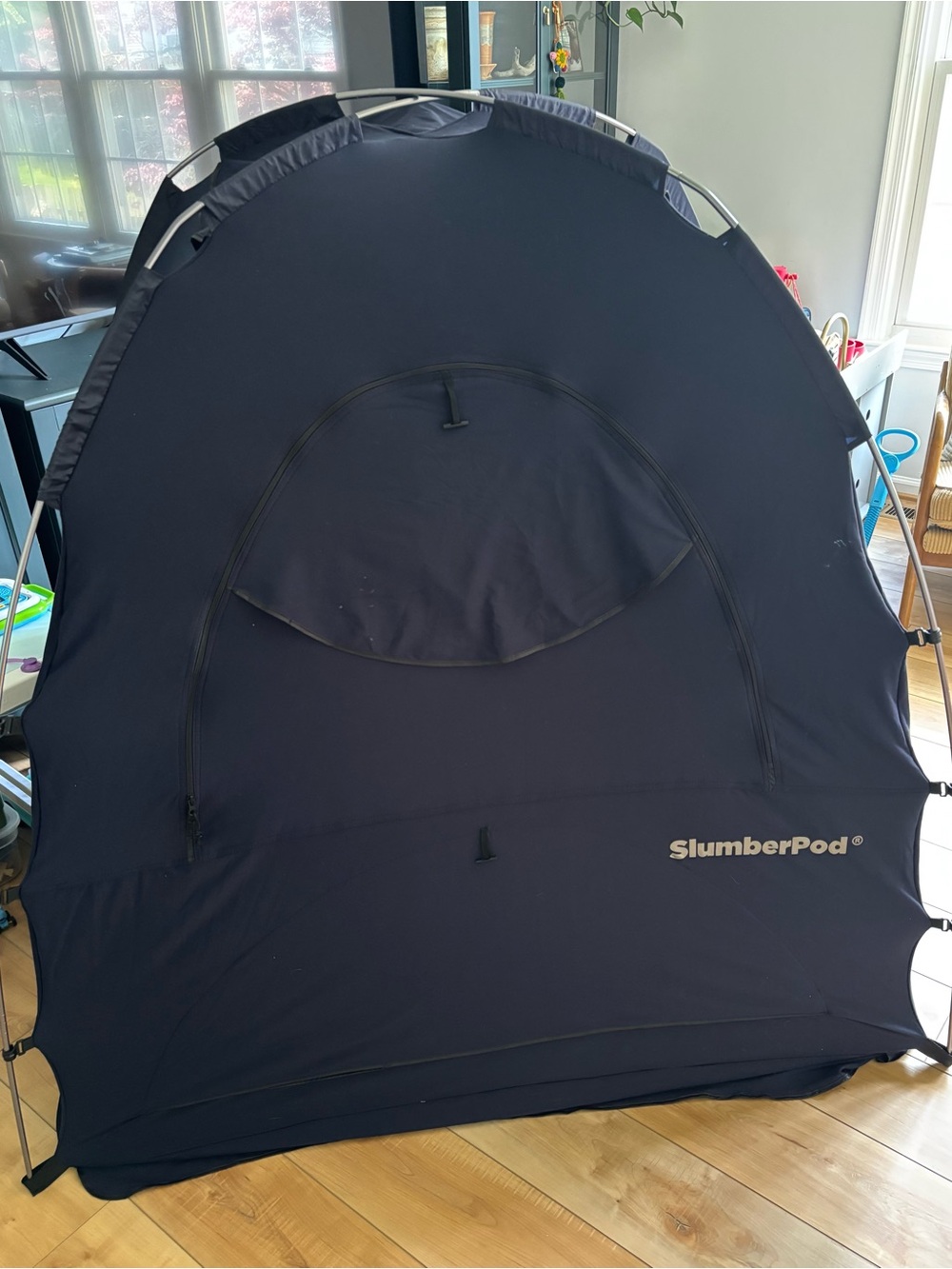 SlumberPod with Fan - Navy - Picture 3 of 4
